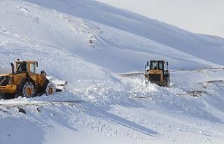 Hakkari'de kar yolları kapattı: 74 yerleşim...
