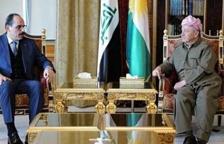 MİT Başkanı Kalın, Barzani'yle görüştü