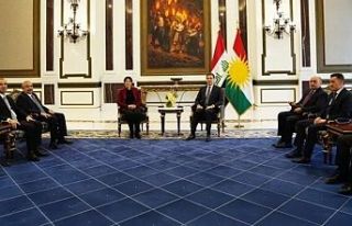 İmralı Heyeti ile Neçirvan Barzani görüşmesi...