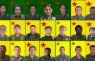 21 özgürlük savaşçısının kimlik bilgileri...