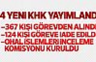 4 yeni KHK Resmi Gazete'de yayımlandı