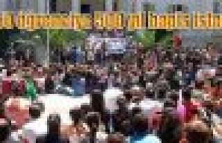 50 öğrenciye 500 yıl hapis istemi