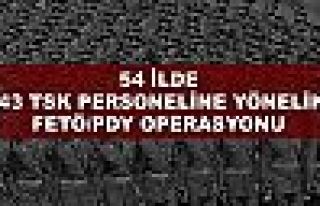 54 ilde 243 TSK personeline Bylock operasyonu