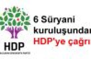 6 Süryani kuruluşundan HDP'ye çağrı