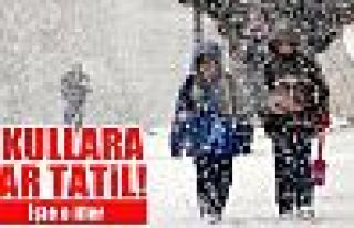 7 ilde kar nedeniyle eğitime 1 gün ara verildi