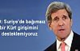 ABD: Suriye'de bağımsız bir Kürt girişimini desteklemiyoruz