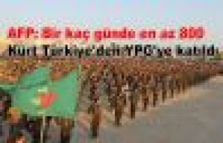 AFP: Bir kaç günde en az 800 Kürt Türkiye'den...
