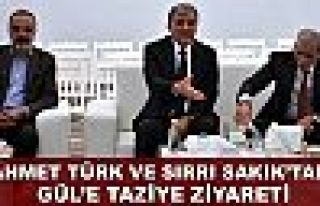 Ahmet Türk ve Sırrı Sakık'tan Abdullah Gül 'e...