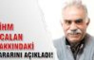 AİHM, 'Öcalan' kararının tekrar görüşülmesini...