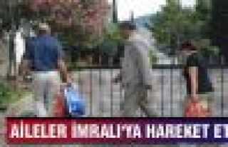Aileler İmralı adasına hareket etti