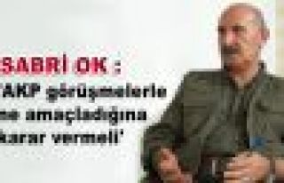 'AKP görüşmelerle ne amaçladığına karar vermeli'