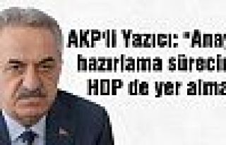 AKP'li Yazıcı: “Anayasa hazırlama sürecinde...