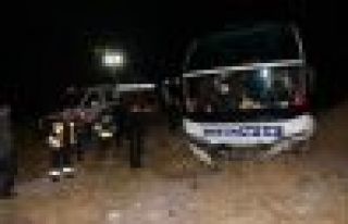 Aksaray yolcu otobüs kaza, Aksaray 18 yaralı