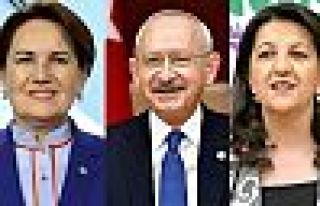 Akşener, Buldan ve Kılıçdaroğlu'ndan Erdoğan'a...
