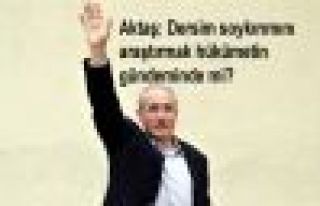 Aktaş: Dersim soykırımını araştırmak hükümetin...