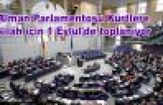 Alman Parlamentosu Kürtlere silah için 1 Eylül'de...