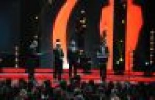 Altın Portakal gecesinde Tahir Elçi, Can Dündar...