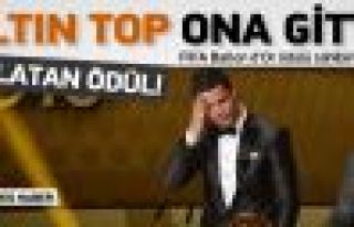 Altın Top Cristiano Ronaldo'nun!