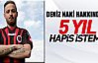 Amedsporlu Deniz Naki hakkında 5 yıla kadar hapis...