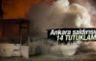 Ankara saldırısında 14 tutuklama