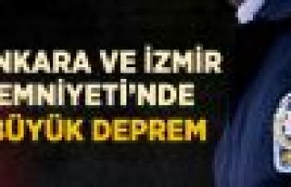 Ankara ve İzmir Emniyet'te Görevden Alma
