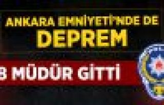 Ankara'da 18 Polis Müdürü Görevden Alındı 
