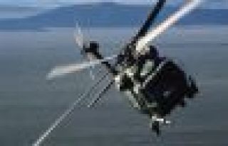 Ankara'da askeri helikopter düştü