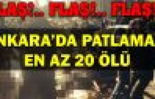 Ankara'da barış mitinginde patlama: En Az 20 Ölü!