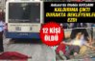 Ankara'da otobüs durağa daldı: 12 ölü!