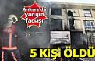 Ankara'da yangın faciası: 5 kişi öldü