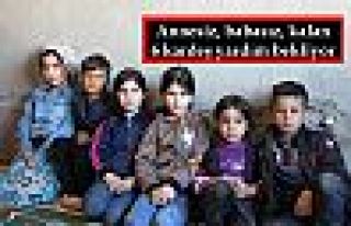 Şemdinli'de annesiz, babasız, kalan 6 kardeş yardım...