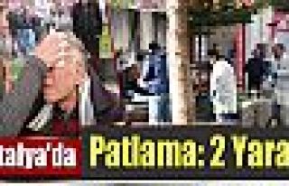 Antalya’da patlama: 2 yaralı