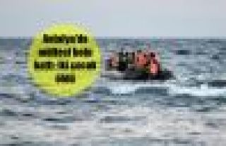 Antalya'da sığınmacı teknesi battı: İki çocuk...