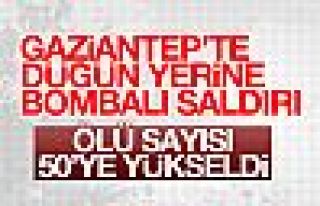 Antep'te düğüne bombalı saldırı: 50 ölü