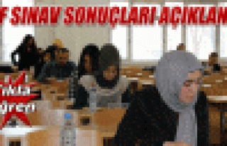 AÖF Sınav sonuçları açıklandı (AÖF Sınav...