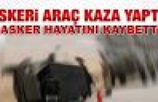 Askeri araç devrildi: 1 Asker hayatını kaybetti!
