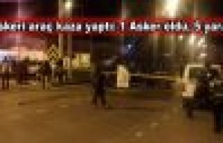 Askeri araç kaza yaptı: 1 Asker hayatını kaybetti