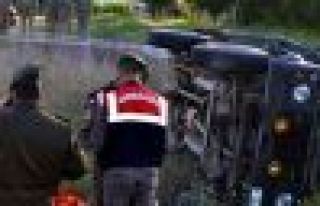 Askeri araç kaza yaptı, bir asker yaşamını yitirdi