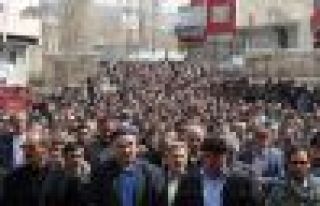 Askerlerin vurduğu Budak'ı binler toprağa verdi