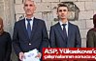 ASP, Yüksekova’daki çalışmalarının sonucunu...