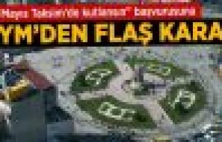 AYM 1 Mayıs başvurusunu kabul etmedi!