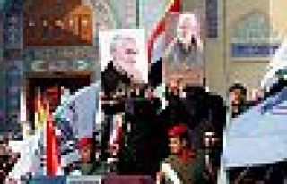 Bağdat'ta Süleymani ve El Mühendis için cenaze...