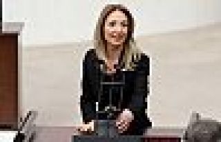 Bağımsız milletvekili Nazlıaka kendini kürsüye...