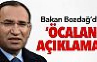 Bakan Bozdağ'dan Öcalan açıklaması