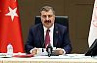 Bakan Koca'dan test sonucu pozitif çıkan hastalara...