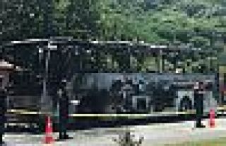 Balıkesir'de yolcu otobüsü yandı: 5 ölü, 15...