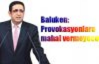 Baluken: Provokasyonlara mahal vermeyeceğiz
