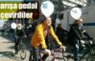 Barışa pedal çevirdiler