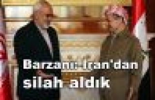 Barzani: İran'dan silah aldık