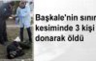 Başkale'nin sınır kesiminde 3 kişi donarak öldü